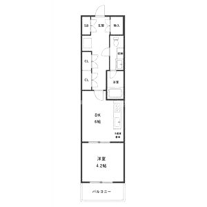 エスリードコート堺筋本町の間取り図