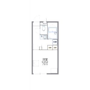 レオパレスMIZUKASA IIの間取り図