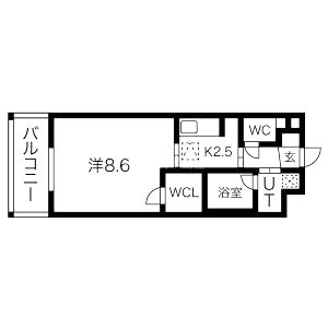Dolce Vita 新大阪の間取り図