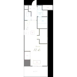 Dolce Vita 新大阪の間取り図