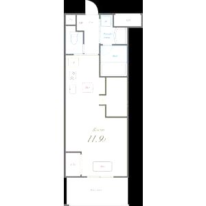 Dolce Vita 新大阪の間取り図