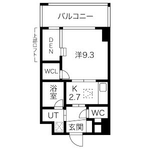 Dolce Vita 新大阪の間取り図