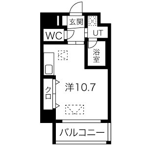 Dolce Vita 新大阪の間取り図
