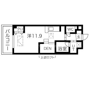 Dolce Vita 新大阪の間取り図