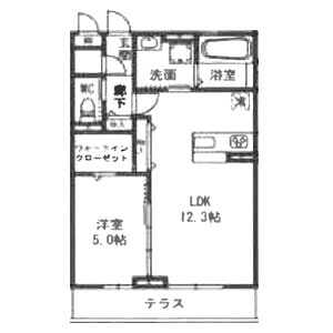 ラヴィベールメゾンの間取り図