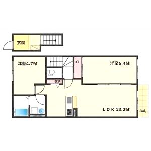 CASA dearの間取り図