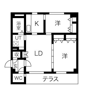ソレイユの間取り図