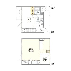 RA-ASHIYAの間取り図