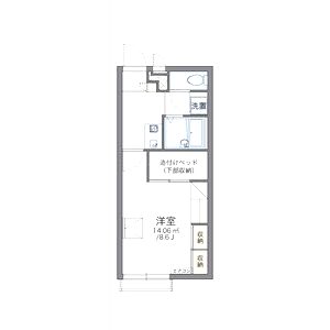 レオパレスハーモニー垣添の間取り図