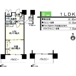 ベリー海老江の間取り図