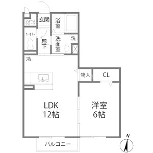 カーサフェリーチェの間取り図