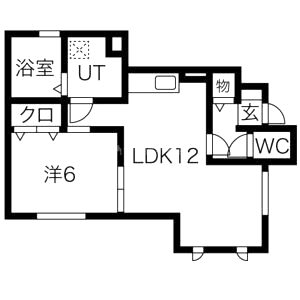 リーブル・ニュアージュの間取り図