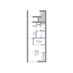 レオパレス九日市の間取り図