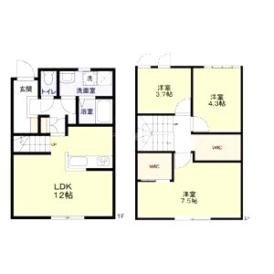 フォレストメゾンのざきの間取り図