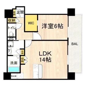 casa felice(カーサフェリーチェ)の間取り図