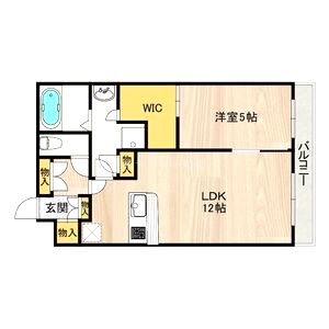 casa felice(カーサフェリーチェ)の間取り図
