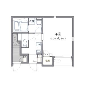 クレイノHIGASHINOの間取り図
