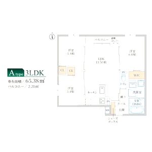 il mio Corte塚口の間取り図