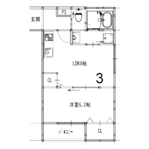 アート大正(イタンジ最新)の間取り図