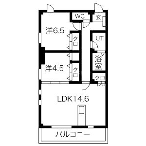 エフティー西宮北口B棟の間取り図