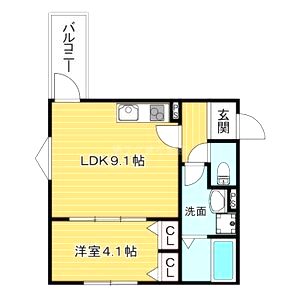 (仮称)La-Crea池田リーフィアの間取り図