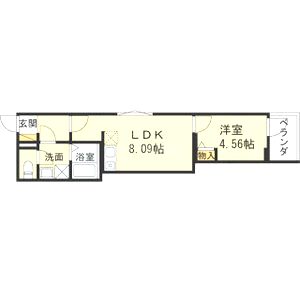 仮称)諏訪1丁目共同住宅の間取り図