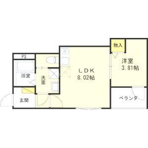仮称)諏訪1丁目共同住宅の間取り図