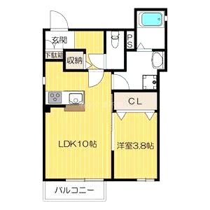 ハイム暉の間取り図