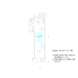 アーバネックス同心IIの間取り図