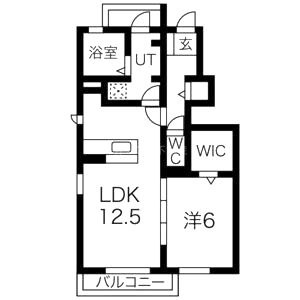 エスポワールブリイエの間取り図