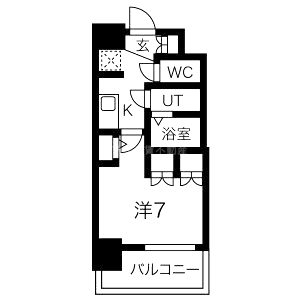 アルティザ淡路駅東の間取り図