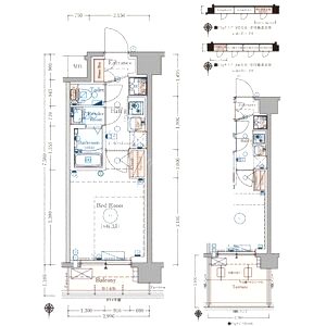 エステムコート京都千雅邸の間取り図