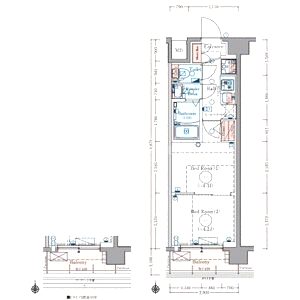 エステムコート京都千雅邸の間取り図