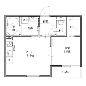 ボヌール高槻の間取り図