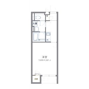 レオネクストうずまさの間取り図