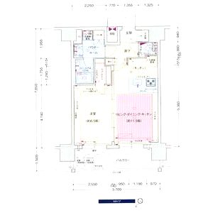 プレサンス神戸元町の間取り図