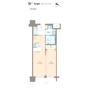 プレジオ豊中の間取り図
