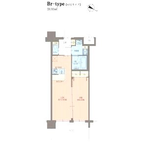プレジオ豊中の間取り図