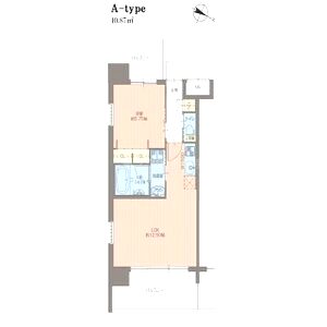 プレジオ豊中の間取り図