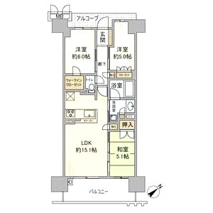 ローレルスクエア健都ザ・レジデンスFourth stageの間取り図
