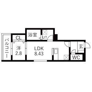 Well-being巽西の間取り図