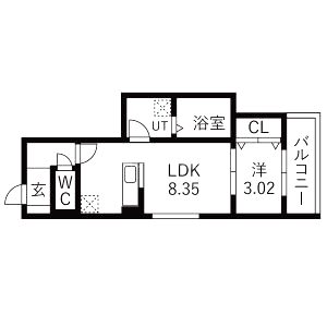 Well-being巽西の間取り図