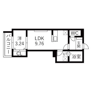 Well-being巽西の間取り図