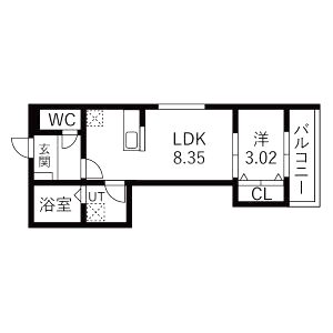 Well-being巽西の間取り図