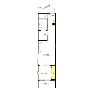 サンメイプル上新庄の間取り図