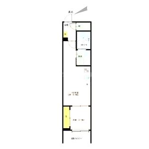 サンメイプル上新庄の間取り図
