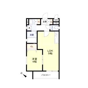 CASA CALMA南江口の間取り図