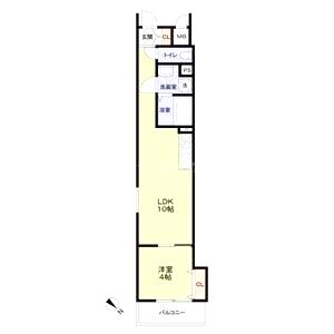 CASA CALMA南江口の間取り図