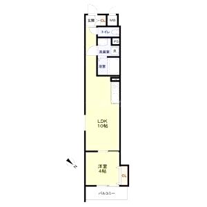 CASA CALMA南江口の間取り図