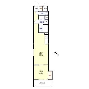 CASA CALMA南江口の間取り図